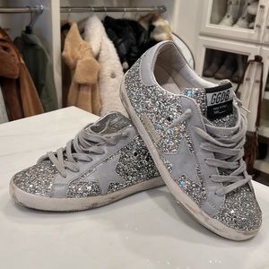 Golden Goose Super Star Sparkle size 8 like new
